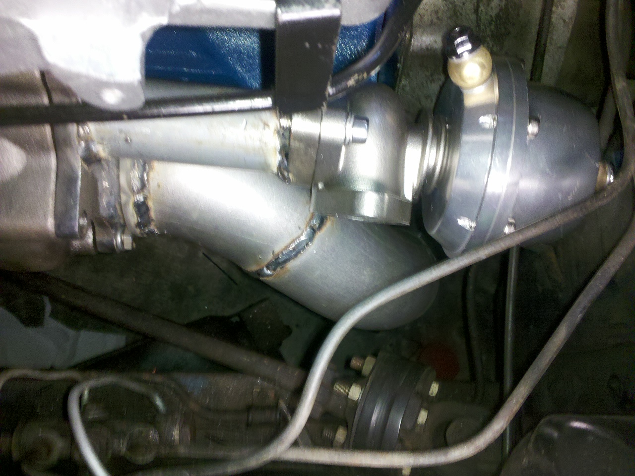 3" Downpipe, 38MM Divorced Port Wastegate Turbo / Supercharger HybridZ